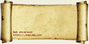 Irena Bzeničanin vizit kartica